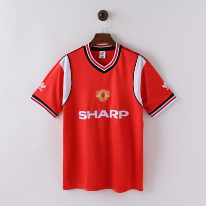 Retro Manchester United Home Jersey 1985 Football Kit Soccer Jersey