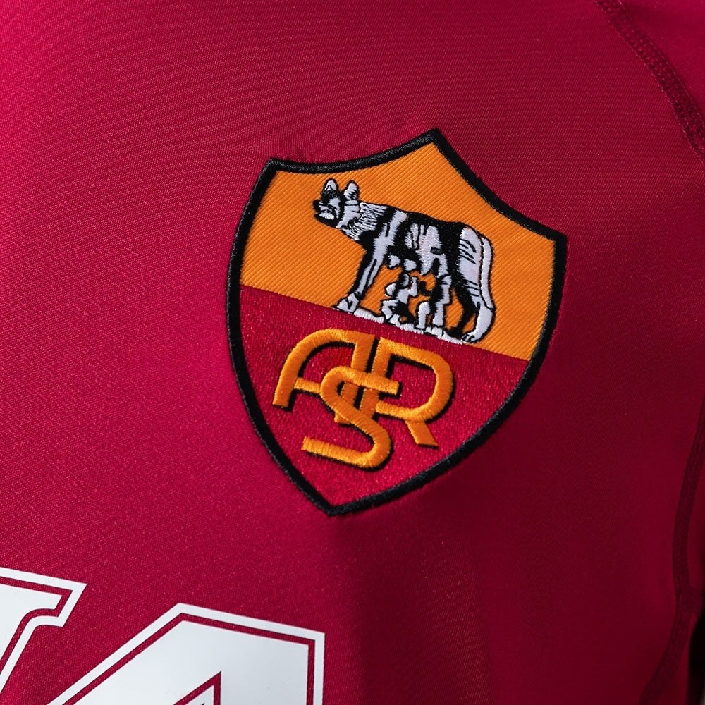 Retro Rome Home Jersey 2000-01 Long Sleeves Football Kit Soccer Shirt