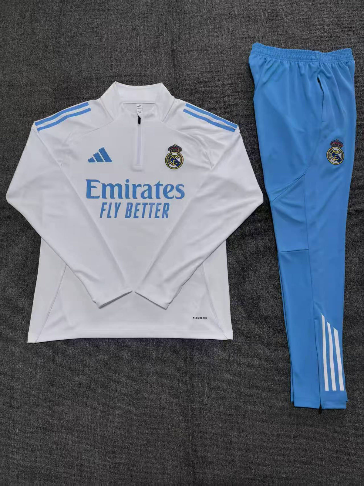 Kids Real Madrid Training Tracksuits 25/26 Football Kit Soccer Jersey
