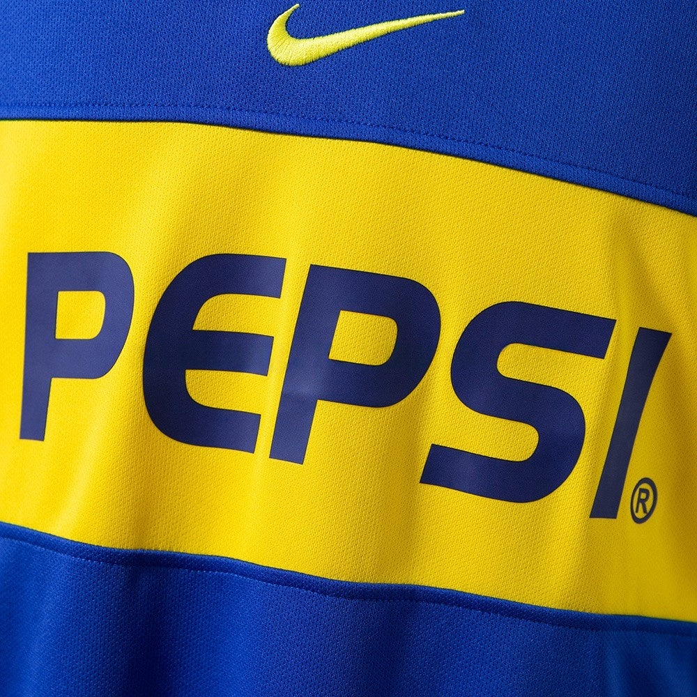 Boca Juniors Jersey 2002-03 Home Retro Football Kit