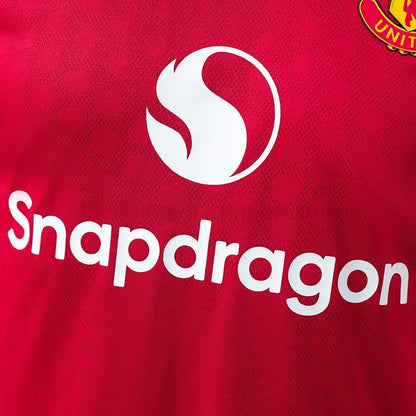 Manchester United Jersey 25/26 Home Football Kit Long Sleeves Player Version