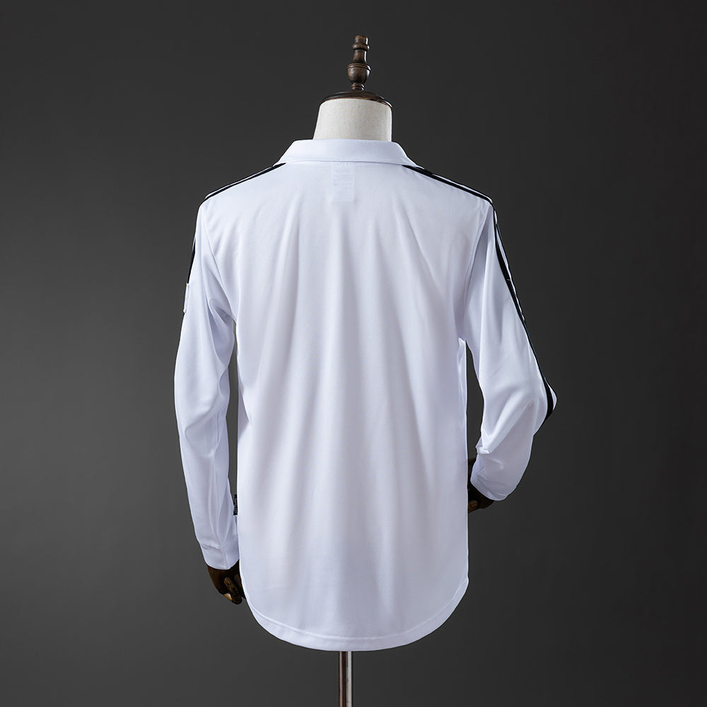 Real Madrid Jersey 2002-03 Home Retro Kit Long Sleeves