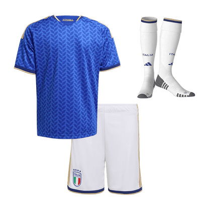 Kids Italy World Cup Home Full Kit 2026 [PREMIUM]