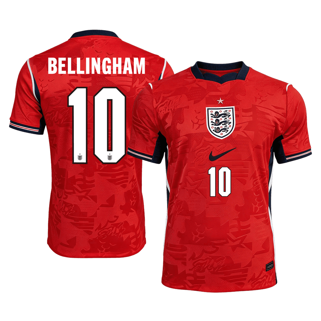 BELLINGHAM #10 Mens England World Cup Away Jersey 2026 - Player Version (Slim Fit)