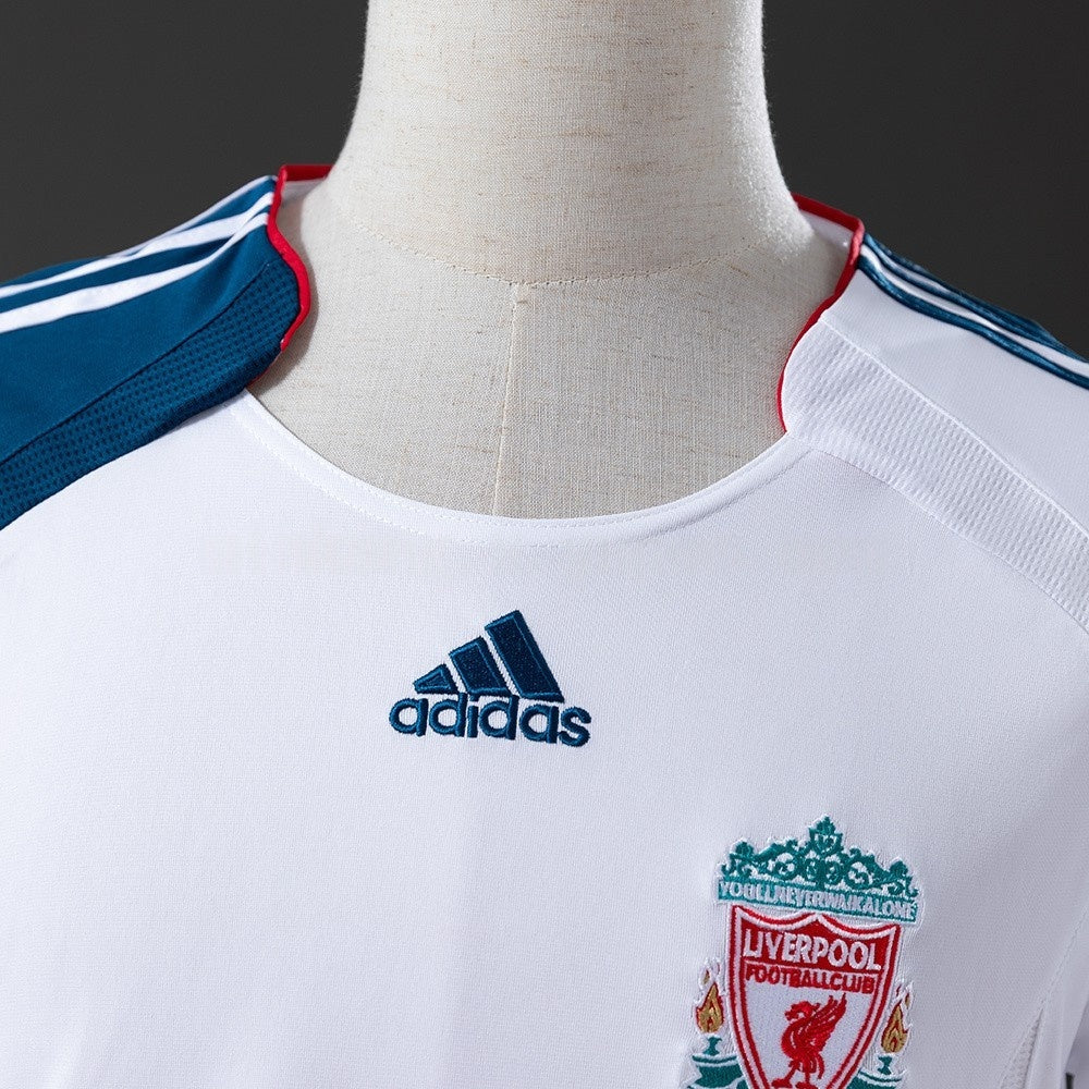 Liverpool Jersey 2006-07 Away Retro Football Kit Long Sleeves