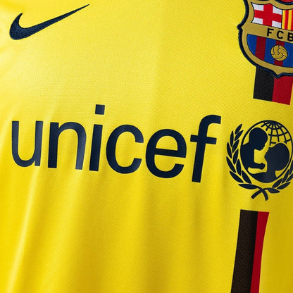 Barcelona Jersey 2008-09 Away Retro Football Kit Long Sleeves