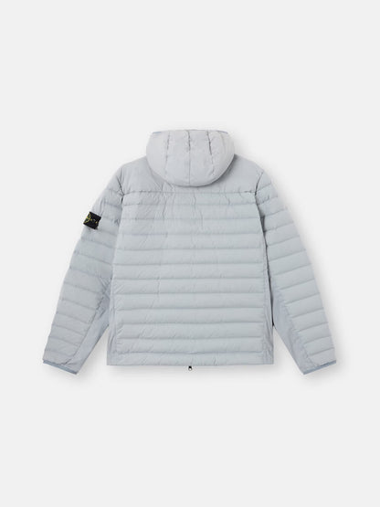 Stone Island Seamless Tunnel Nylon Down-TC Hooded Jacket in Ash Grey