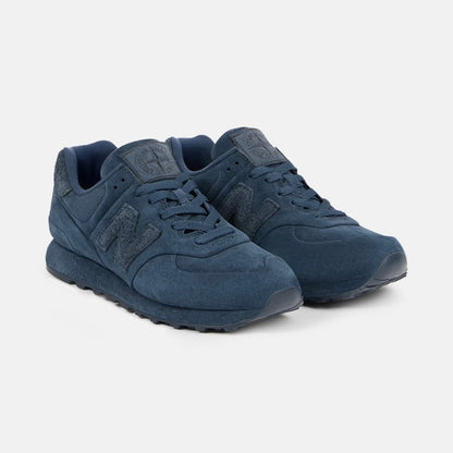 Stone Island | New Balance 574 Ghost Trainers in Slate Blue