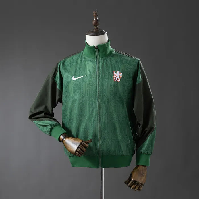 Chelsea Windbreaker 2025/26 Army Green Football Kit