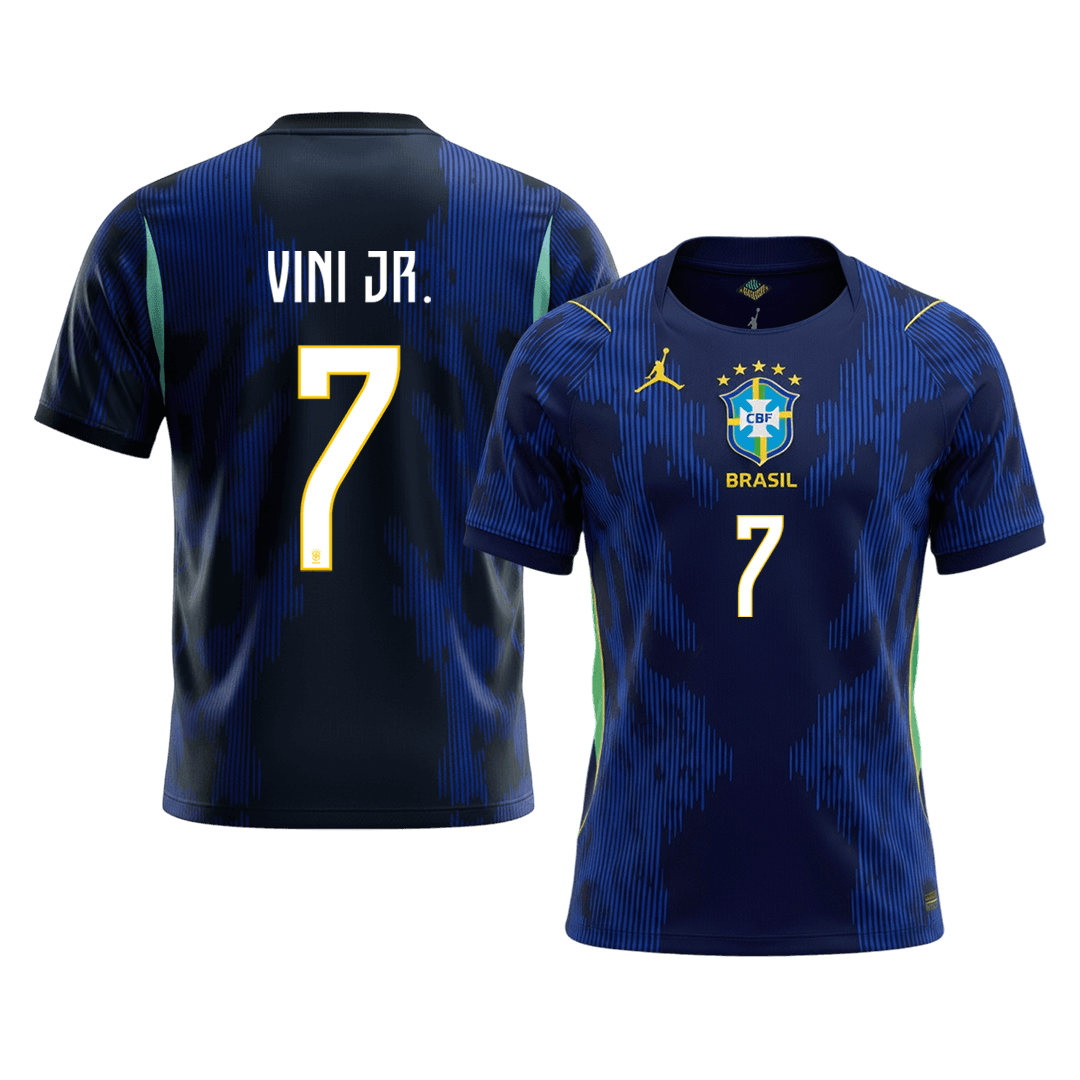 VINI JR. #7 Mens Brazil World Cup Away Jersey 2026