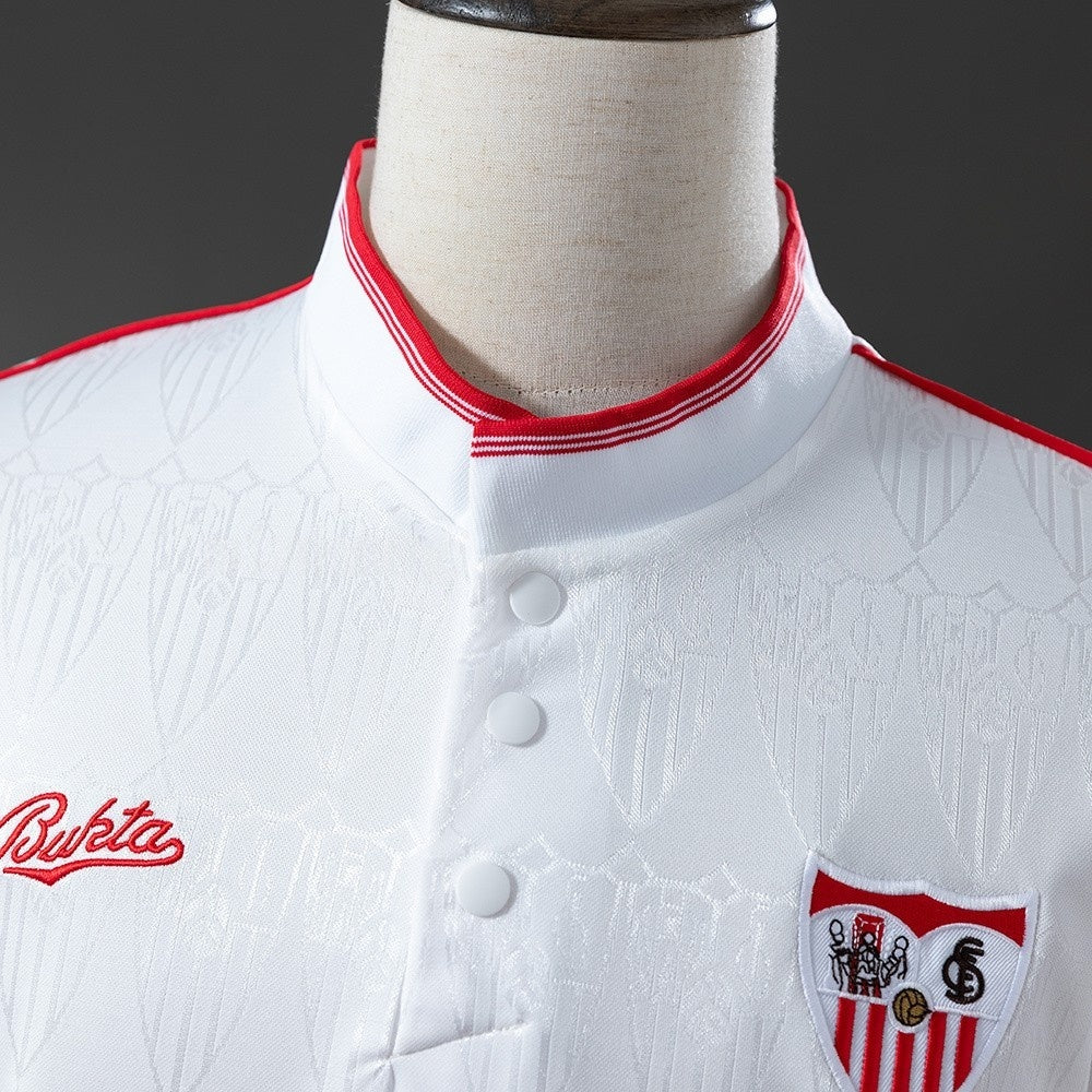Sevilla Jersey 1991-92 Home Retro Football Kit