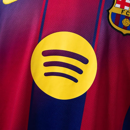 Barcelona Jersey 25/26 Home Football Kit Long Sleeves