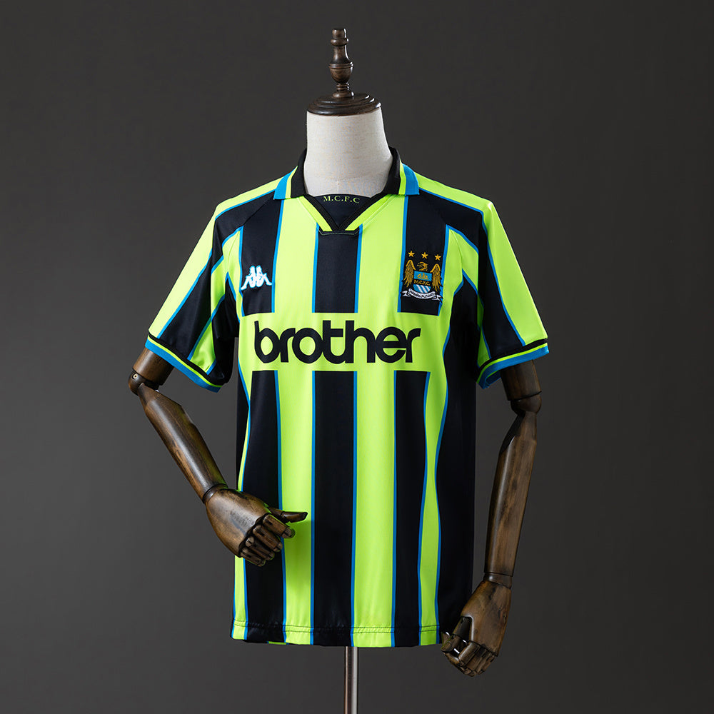 Manchester City Jersey 1998-99 Away Retro Football Kit