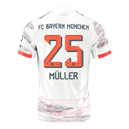 MÜLLER #25 Mens Bayern Munich Away Jersey 2025/26