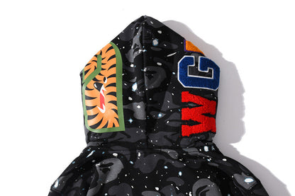 BAPE Shark Sweater Double Hood Sweater