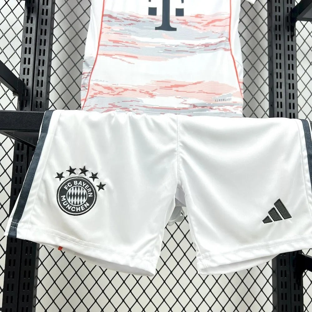 Kids Bayern Munich Jersey 25/26 Away Football Kit Soccer Jersey