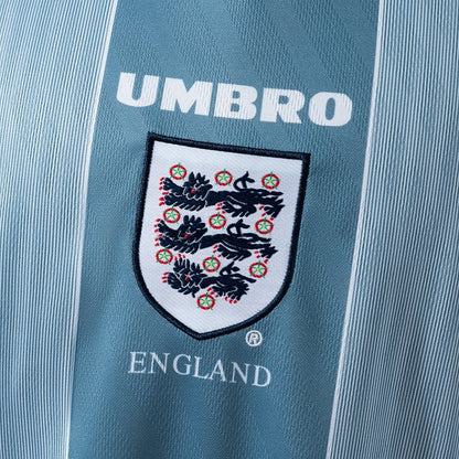 England Jersey 1996 Away Retro Kit Long Sleeves