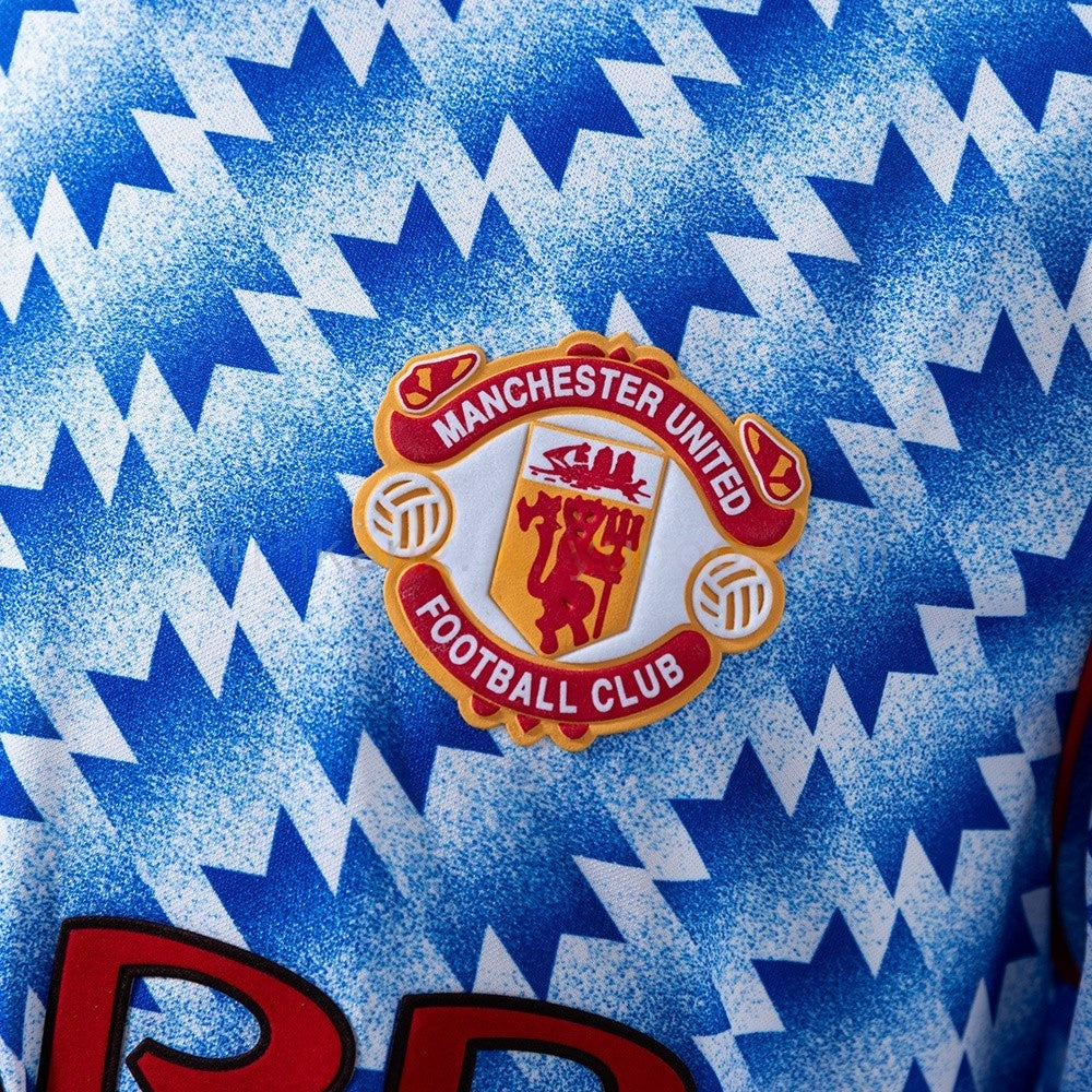 Manchester United Jersey 1990-92 Away Retro Kit Long Sleeve