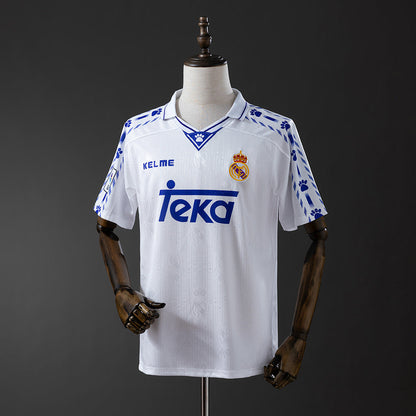 Real Madrid Jersey 1996-97 Home Retro Football Kit