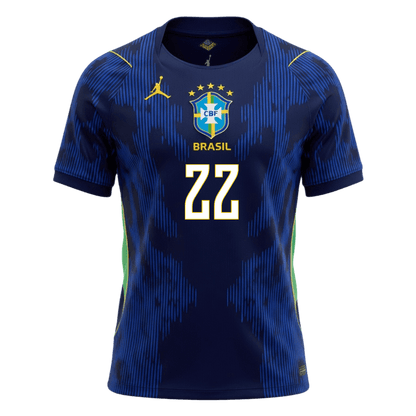 JOÃO PEDRO #22 Mens Brazil World Cup Away Jersey 2026