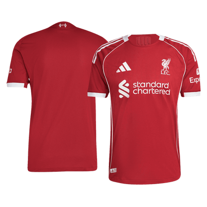 Mens Liverpool Home Jersey 2025/26 - Player Version (Slim Fit)