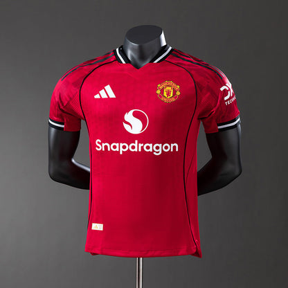 Manchester United Jersey 25/26 Home Kit Player Version