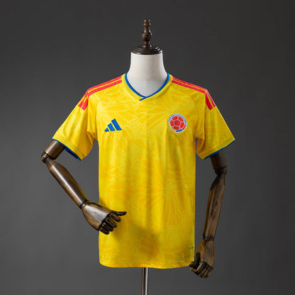 Colombia Home Jersey 2026 World Cup Football Kit Soccer Shirt