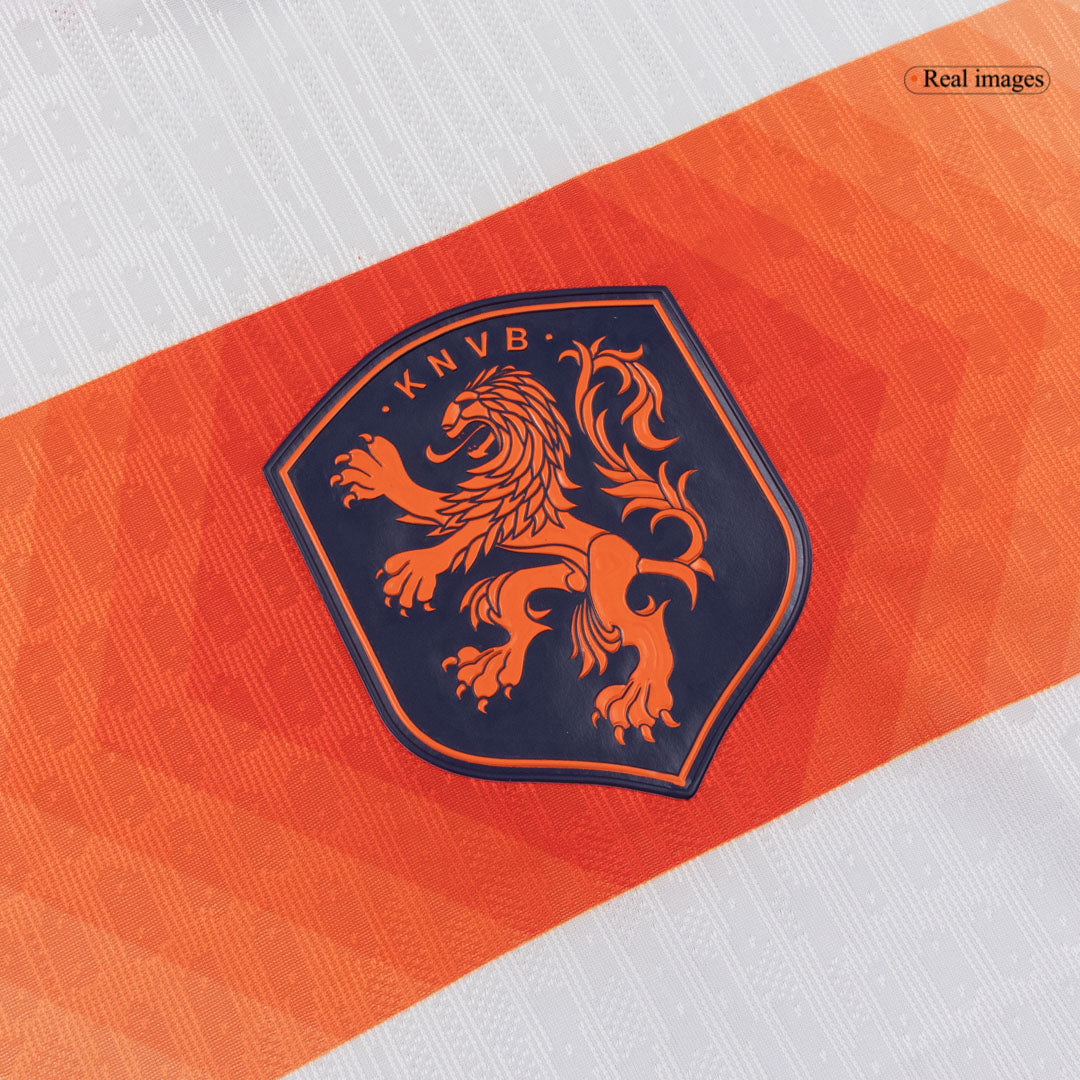 VIRGIL #4 Mens Netherlands World Cup Away Jersey 2026 - Player Version (Slim Fit)