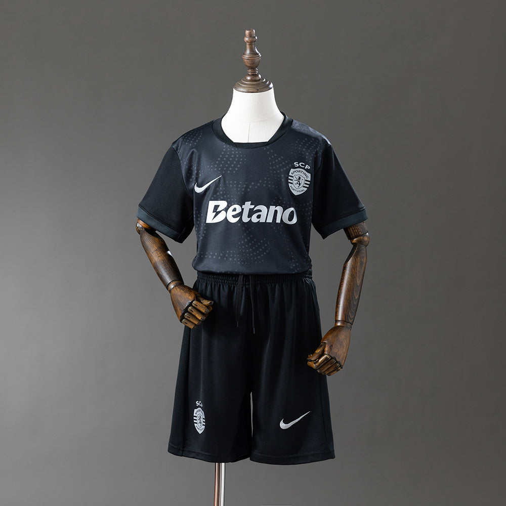 Kids Sporting CP Jersey 25/26 Away Football Kit