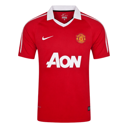 Retro 2010/11 Mens Manchester United Home Jersey