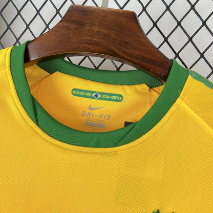 Retro Brazil Jersey 2010 Home Football Kit Soccer Jersey