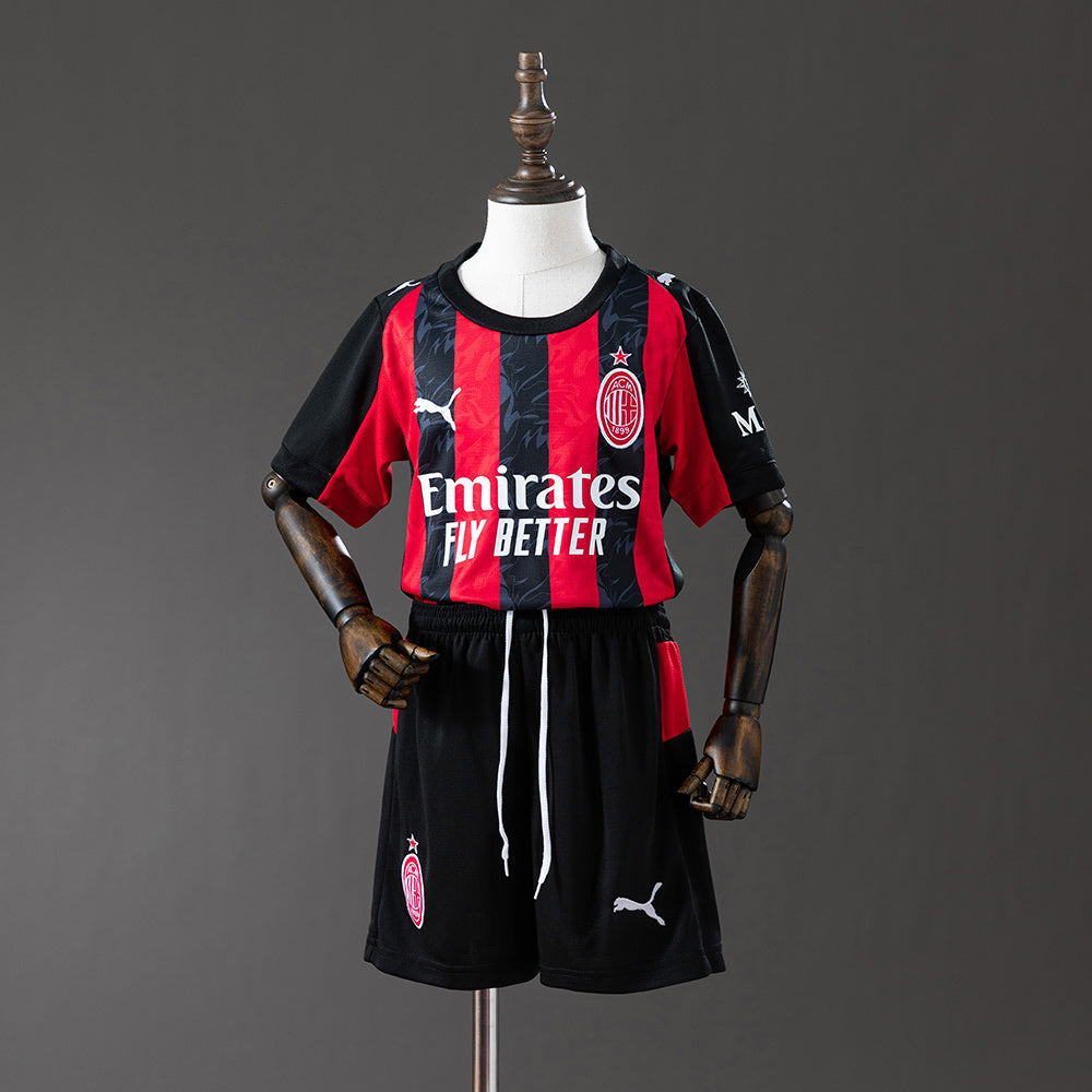 Kids AC Milan Jersey 25/26 Home Football Kit