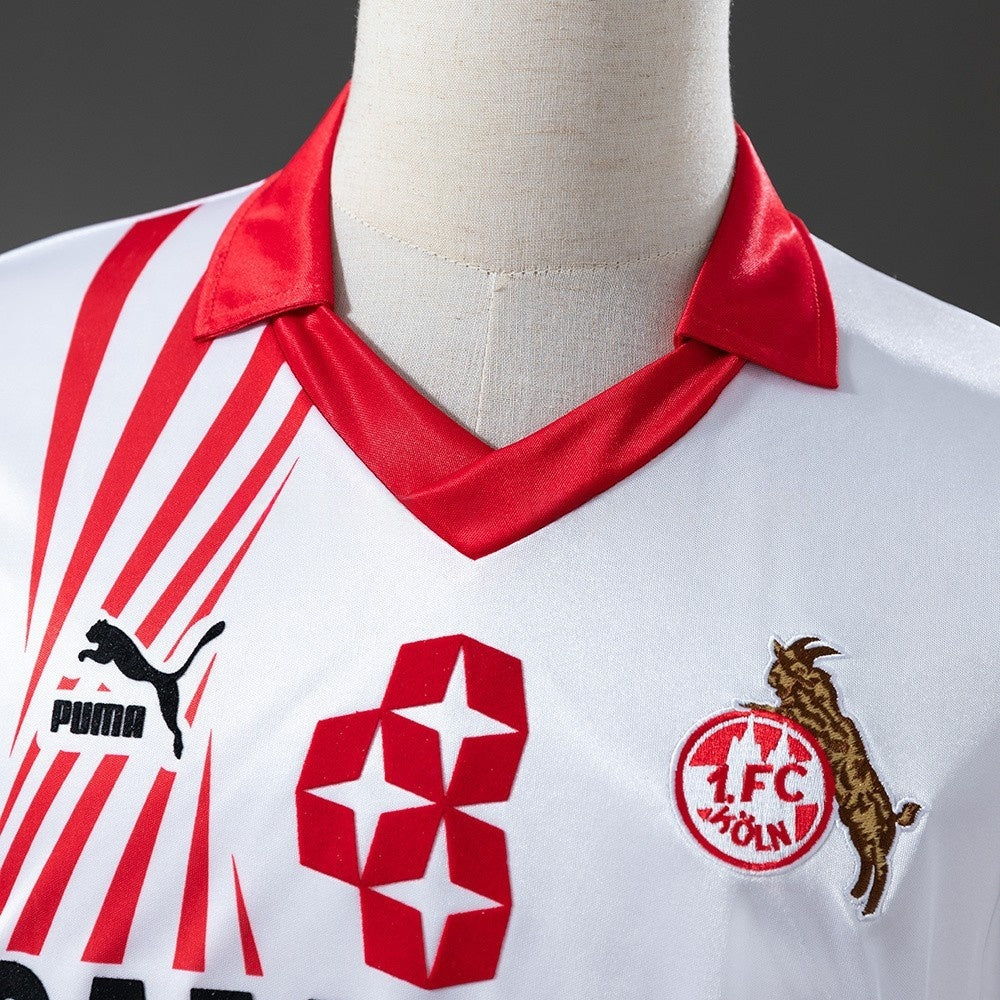 1. FC Köln Jersey 1990-91 Home Retro Football Kit