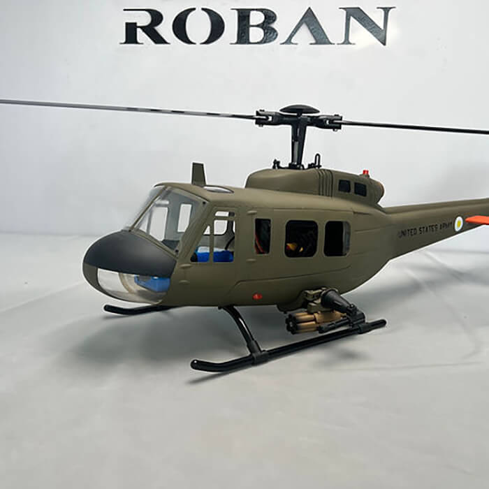 ROBAN UH-1D 470 Scale RC Helicopter GPS X2 Flight Control LED Lighting PNP/RTF