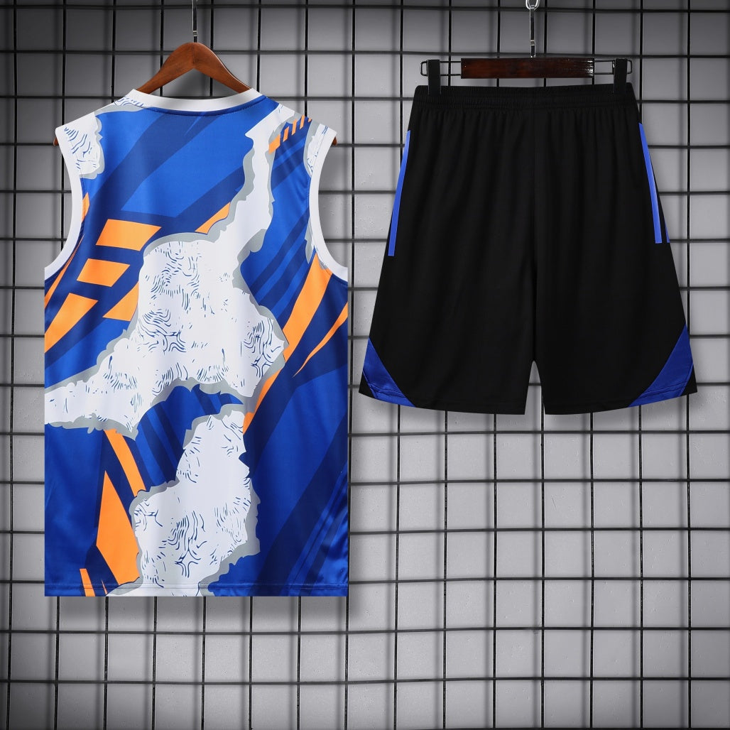 Real Madrid Vest Set Training Tracksuits 25/26 Football Kit Soccer Jersey