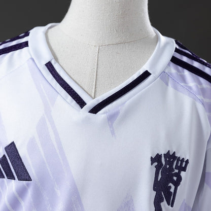 Kids Manchester United Jersey 25/26 Away Football Kit