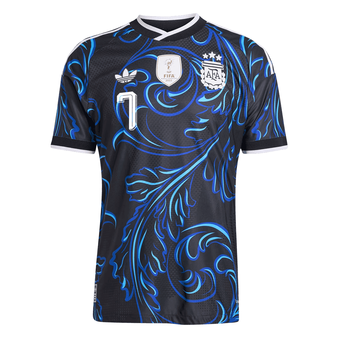DE PAUL #7 Mens Argentina World Cup Away Jersey 2026 - Player Version (Slim Fit)