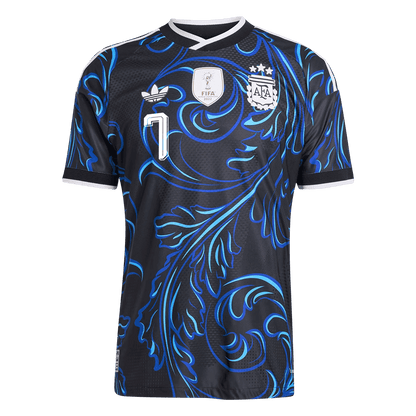 DE PAUL #7 Mens Argentina World Cup Away Jersey 2026 - Player Version (Slim Fit)