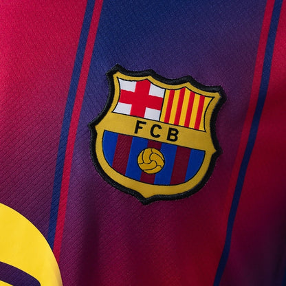 Barcelona Jersey 25/26 Home Football Kit Long Sleeves