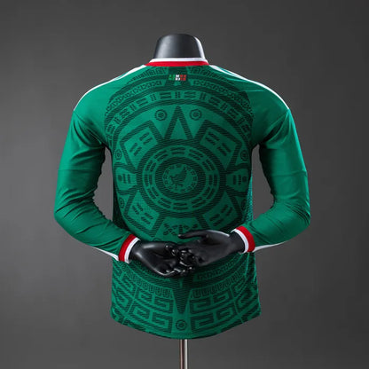 Player Version Mexico Home Jersey 2026 World Cup Football Kit Long Sleeves