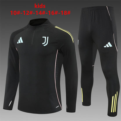 Kids Juventus Training Tracksuits 25/26 Football Kit Soccer Jersey
