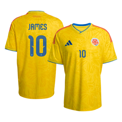 JAMES #10 Mens Colombia World Cup Home Jersey 2026