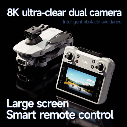 4DRC F8 MAX GPS Drone 4K Camera 5G WiFi Brushless Obstacle Avoidance Screen Remote Quadcopter RTF
