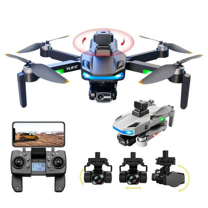 S135 Pro 4K Drone 3-Axis Gimbal GPS 5G WiFi 360° Obstacle Avoidance Brushless Dual Camera Foldable Quadcopter RTF