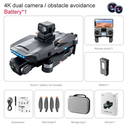 K918 MAX 4K Drone with GPS, 5G WiFi, Dual Camera