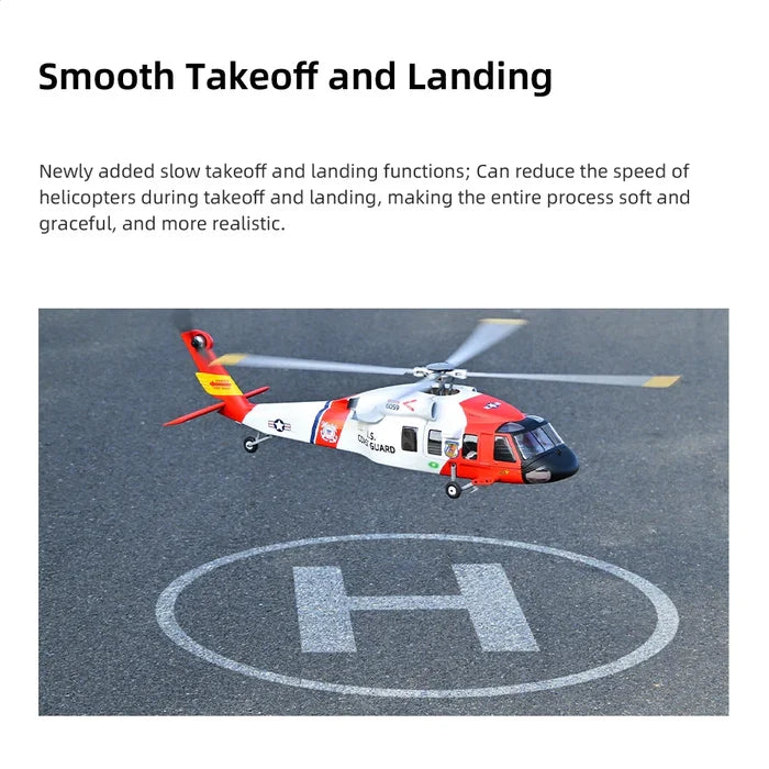 FLYWING MH-60T Jayhawk 470L Scale RC Helicopter GPS ACE Flight Controller RTF