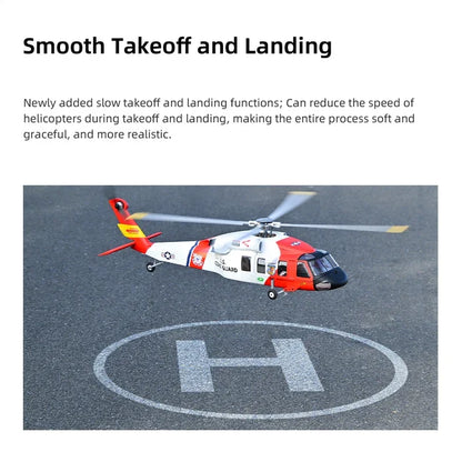 FLYWING MH-60T Jayhawk 470L Scale RC Helicopter GPS ACE Flight Controller RTF