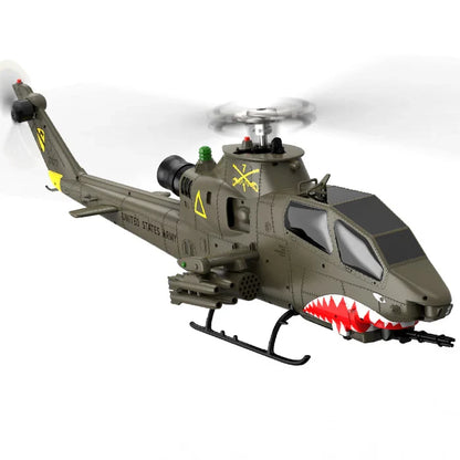 YUXIANG F112S AH-1 Cobra RC Helicopter 1:32 Scale 9CH GPS Optical Flow Altitude Hold