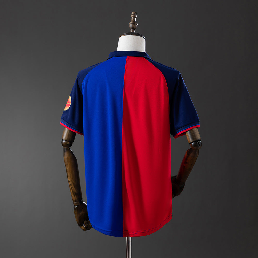Barcelona Jersey 1899 1999 Anniversary Retro Football Kit