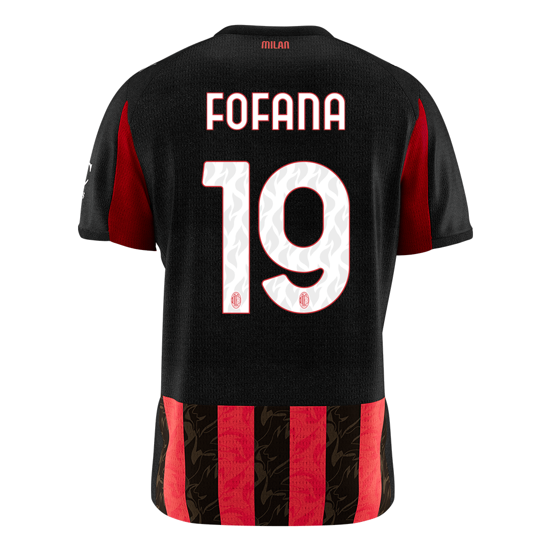 FOFANA #19 Mens AC Milan Home Jersey 2025/26 [PREMIUM]